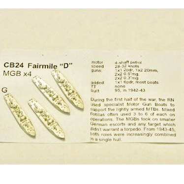 CB24 Fairmile D MGB